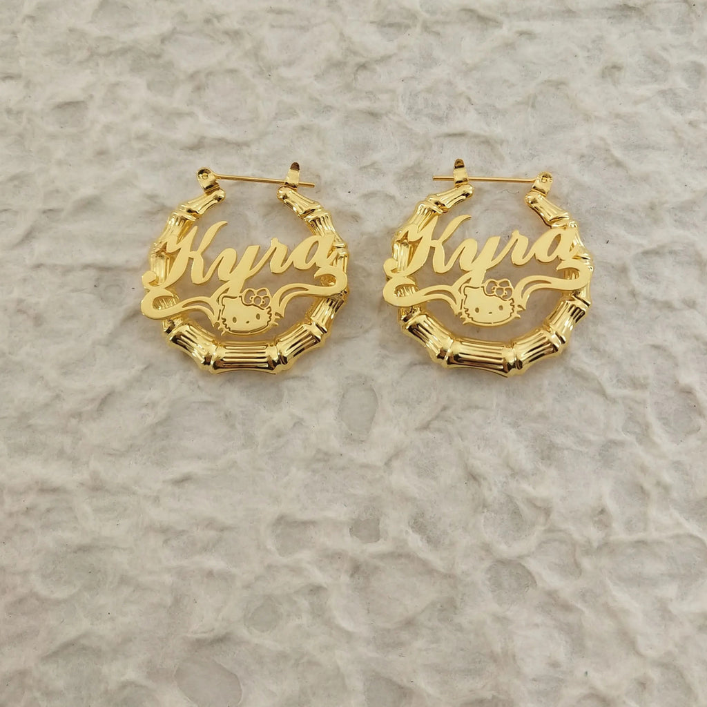 HK Custom Name Hoops🎀